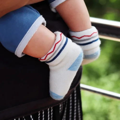 Miniatura 6 de RATIVE Newborn Baby Socks 0-6,6-12 Months Terry Turn Cuff Socks for Boys Girls
