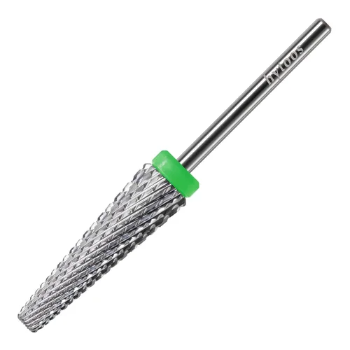 Miniatura 34 de 24mm Super Largo 5 en 1 Brocas de taladro para uñas, Broca cónica cruzada de carburo, Brocas de taladro de rotación bidireccional de 3/32