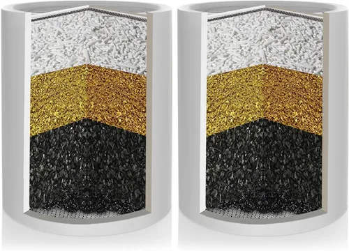 Miniatura 10 de Cartucho de filtro de ducha de 15 etapas, cartucho de filtro de reemplazo universal de alto rendimiento, elimina el cloro, metales pesados y otros
