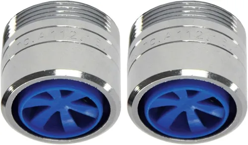 Miniatura 16 de Danco 10485 Aireador de grifo de ahorro de agua extra de doble rosca, verde, 1.0 GPM, cromado