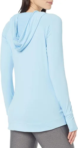 Miniatura 2 de Tienda Essentials Sudadera con capucha para mujer Brushed Tech Stretch Popover (disponible en tallas extragrandes)