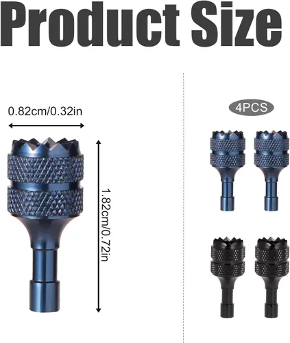 Miniatura 2 de 3 Pro/4 Pro Control Sticks, 4 joysticks desmontables de aleación de aluminio para DJI Mini 3/Mini 3 Pro/Mini 4 Pro/Air 3/Mavic 3 Pro RC y RC 2 negro