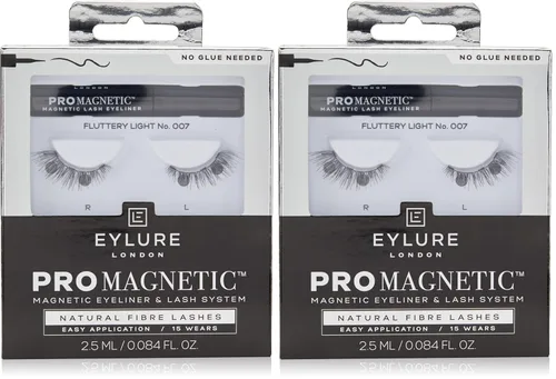 Miniatura 9 de Eylure PROMAGNETIC - Kit de delineador de ojos y pestañas, no 117 pestañas de fibra natural, color negro