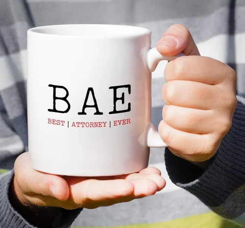 Miniatura 4 de Retreez Taza divertida – Best Attorney Ever BAE Lawyer - Tazas de café de cerámica de 11 onzas – Divertido, sarcasmo, sarcástico, motivacional