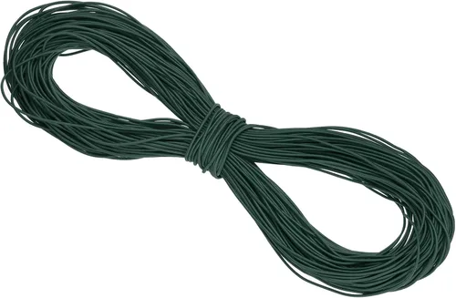 Miniatura 60 de PATIKIL Cuerda elástica elástica de 109 yardas (328.1 ft), cuerda elástica pesada de 0.059 in, albaricoque para manualidades, correas de gancho
