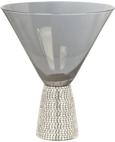 Miniatura 9 de Copas de vino de cristal sin tallo, 1 unidad, con diamantes de imitación y tachuelas, regalo de Navidad de Acción de Gracias para hombres, papá