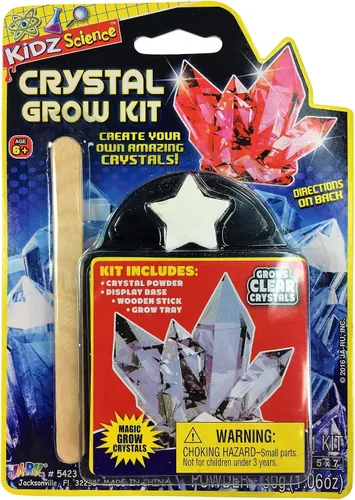 JA-RU Kit de cultivo de cristal mágico (1 juego de juguetes minerales) experimentos científicos de bricolaje para niños y adolescentes. Juguetes