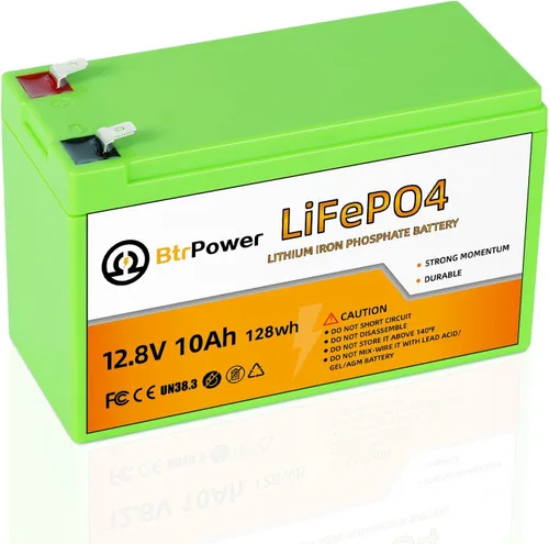 Miniatura 14 de Batería de litio de 12 V, batería LiFePO4 de ciclo profundo de 5000+ con BMS integrado de 100 A para almacenamiento en el hogar, motor de pesca por