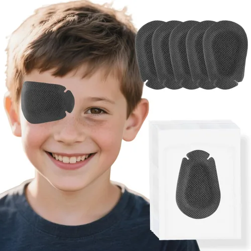 Miniatura 14 de 20 parches adhesivos para los ojos para niños, parche médico desechable transpirable para ambliopía ojo perezoso, vendajes adhesivos sin látex