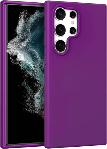 Funda para Galaxy S22 Ultra Phone Case, Funda de silicona para S22 Ultra Hard PC Silicona Suave Samsung Galaxy S22 Ultra Funda protectora Slim Fit
