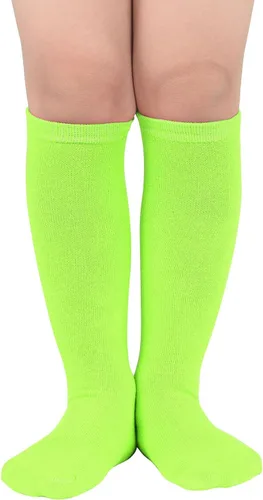 Miniatura 9 de Century Star Calcetines de fútbol de algodón para niños y jóvenes, calcetines de tubo suave, hasta la rodilla, calcetines deportivos largos