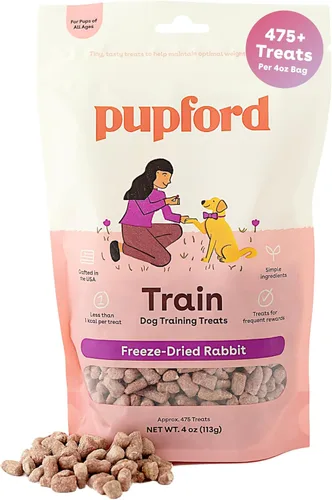 Miniatura 10 de Pupford - Golosinas de entrenamiento liofilizadas, para perros y cachorros, más de 1400 bocados con 3 ingredientes