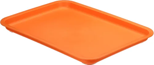 Miniatura 7 de PATIKIL Bandeja de comida rápida de 12 x 9, bandeja rectangular multiusos de plástico reutilizable para cafetería, restaurante, cocina en casa, Azul