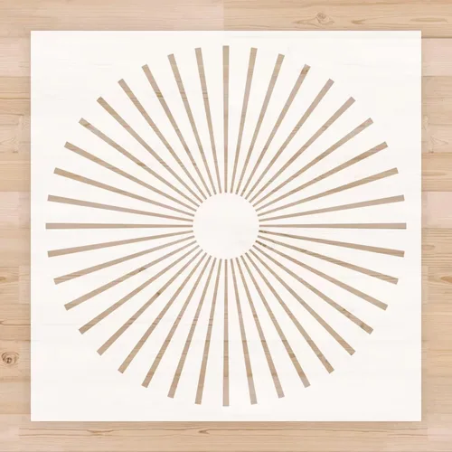 Miniatura 6 de 2 plantillas de azulejos de 12 x 12 pulgadas, plantillas geométricas reutilizables para pintar paredes, azulejos, pisos, cemento, muebles de patio