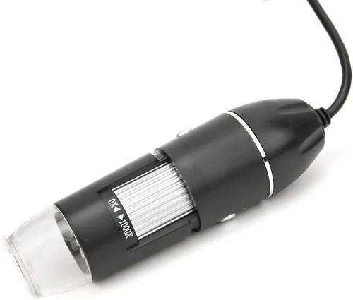 Miniatura 8 de Microscopio digital, microscopio digital USB 50X-1000X microscopio electrónico con soporte, resolución de imagen 1920 * 1080, con 8 luces LED