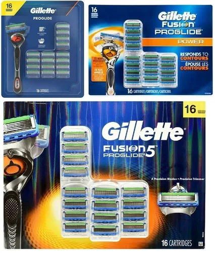 Miniatura 3 de Gillette Fusion5 ProGlide - Recambios de cuchillas de afeitar para hombre, paquete de 16 cartuchos (el embalaje puede variar)