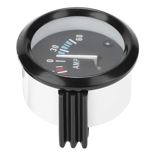 Miniatura 5 de Medidor 60 0 60 Amp Analógico Calibre 2.047 in Ajuste Universal para Vehículos y Aplicaciones Marinas con Pantalla Retroiluminada