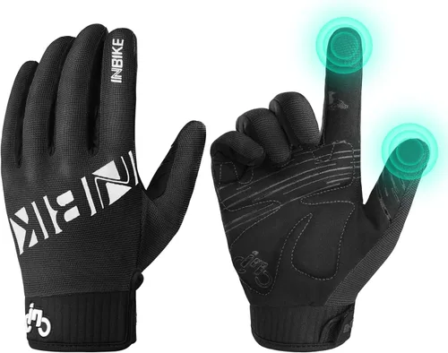 INBIKE - Guantes para bicicleta de montaña MTB, categoría BMX, categoría ATV, todoterreno, DH, de descenso, para ciclismo, carretera, carreras,