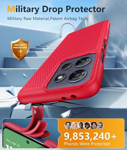 Miniatura 78 de FNTCASE Funda para iPhone 17 Pro: Fundas delgadas translúcidas de color azul claro compatibles con MagSafe, protección completa de la cámara