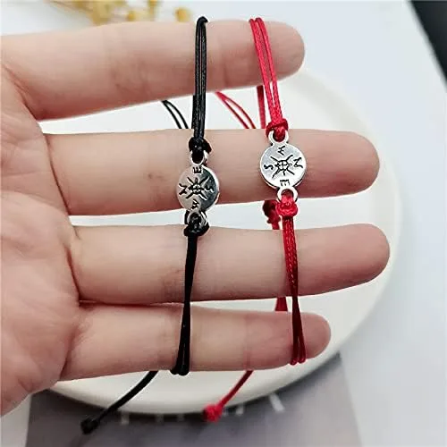 Miniatura 3 de YALLNASL Regalo de aniversario de Navidad para parejas, amigos, pulseras de amistad a juego para marido, esposa, mejores amigos, juego de pulseras