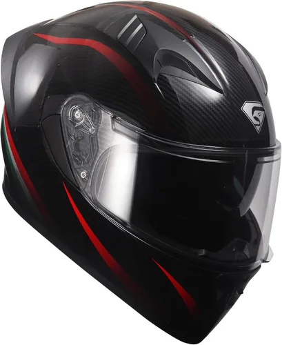Miniatura 7 de KYPARA Casco de motocicleta de cara completa con visera interna tintada y aprobado por DOT para ciclomotor, ATV Cruiser Scooter