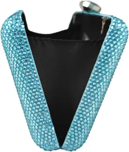 Miniatura 4 de Boutique De FGG Elegantes bolsas de noche de cristal para mujer, caja de fiesta formal, bolso de mano para boda, diamantes de imitación, bolso