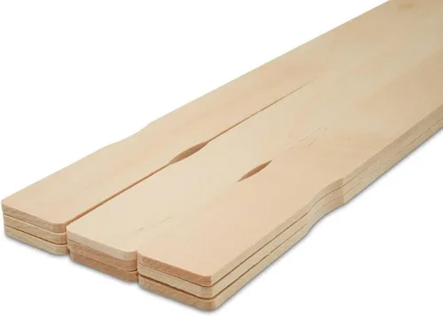 Miniatura 15 de Palos de pintura de 9 pulgadas, caja de 25 agitadores de pintura de madera dura, paletas de mezcla de madera para epoxi o resina, marcadores