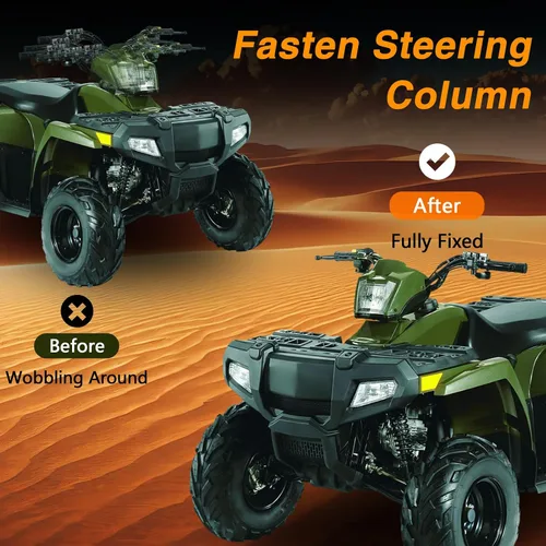 Miniatura 3 de 2 piezas de bujes de eje de dirección compatibles con Polaris Outlaw 50 90 110 Predator 50 90 Scrambler 50 90 Sportsman 110 90 Reemplazar #: 0450499