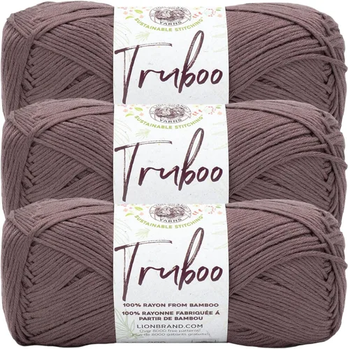 Miniatura 49 de (1 Madeja) Lion Brand Yarn Truboo Yarn, Aguamarina