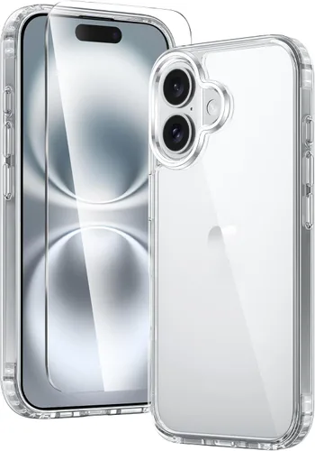 Miniatura 943 de FNTCASE Funda para iPhone 13 Pro-Max: Fundas magnéticas transparentes compatibles con Magsafe Slim anti amarillamiento protección contra caídas