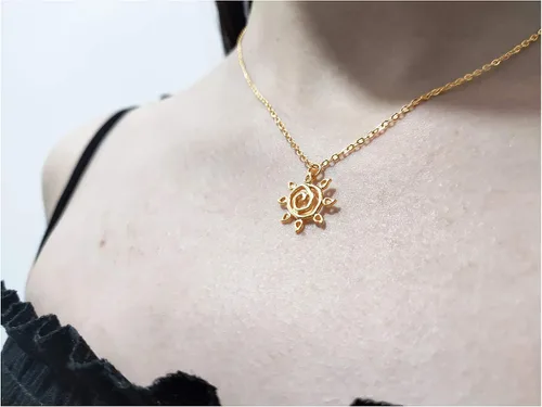 Miniatura 2 de Baydurcan - Collar de amistad con colgante de ancla, brújula y dije de elefante de la buena suerte, con tarjeta de mensaje y tarjeta de regalo