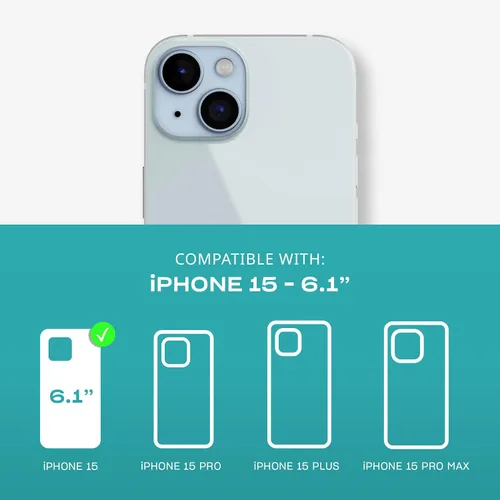 Miniatura 3 de Tech21 Evo Sparkle - Funda para iPhone 16e y 15, compatible con MagSafe, funda de protección contra impactos, color lunar