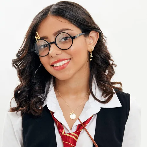 Miniatura 2 de HARRY POTTER Wizarding World - Collar con colgante de inicial de Snitch dorada, chapado en flash, 18 pulgadas, letra a elegir