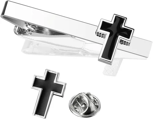Miniatura 6 de Tie Clips for Men, Tie Clip, Tie Bar, Tie Bars for Men, Silver Tie Tack Pins Unique, Mens Lapel Pins for Suits Shirts, Neck Tie Clasps for Women