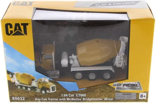 Miniatura 9 de Mezclador de hormigón Caterpillar CT660 McNeilus Bridgemaster 1:64 Diecast Masters - 85632 - Juega y colecciona