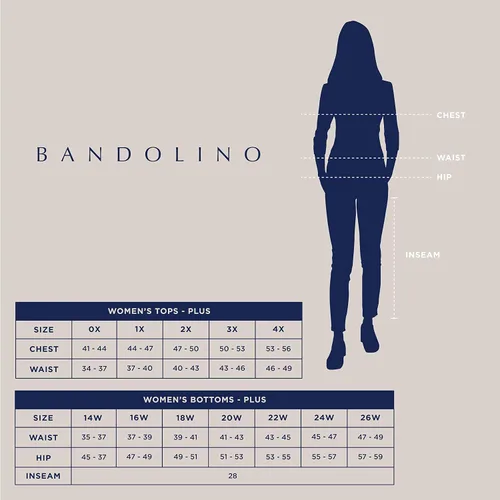 Miniatura 4 de Bandolino Mandie Signature Fit - Jeans de corte alto y pierna recta para mujer
