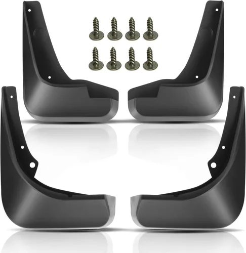 YHTAUTO Juego de 4 protectores contra salpicaduras para Chevrolet Cruze 2010-2015 Cruze Limited 2016 Sedán, no compatible con faldones laterales y