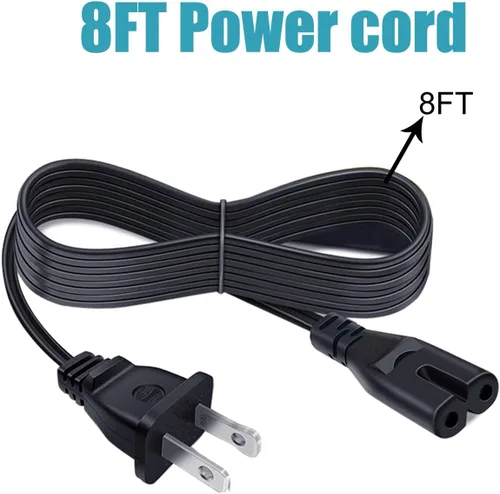 Miniatura 3 de Cable de alimentación de 8 pies para Canon Pixma TS9120 MX922 MG2522 G4210 MG7720 MG6822 MG6821 MG6820 MG5722 MG5721 MG5720 Pixma pro 100 Pro-100