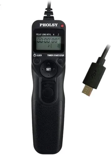 Miniatura 11 de PHOLSY Cable de control remoto con temporizador S6 con intervalómetro para Sony a77M2, a99M2, a99, a77, a67, a65, a57, a55, a900, a850, a700, a580