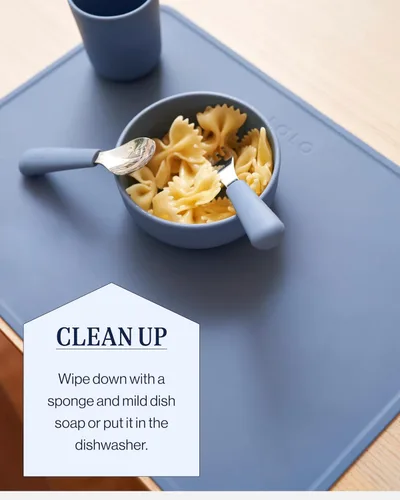 Miniatura 4 de Lalo Mantel individual de silicona para niños pequeños y bebés, mantel individual antideslizante para niños para restaurantes y mesas de comedor,