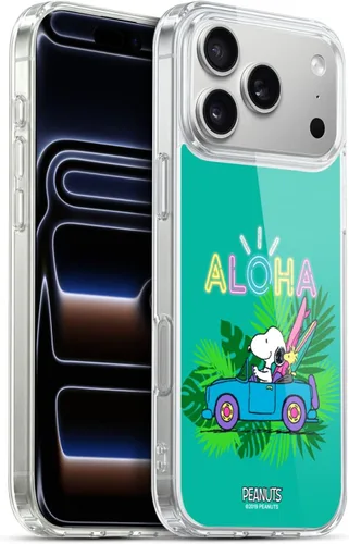 Miniatura 68 de Head Case Designs Peanuts Tropical Surf Snoopy Aloha Disco Gel Funda con licencia oficial [protección de grado militar] compatible con Apple iPhone