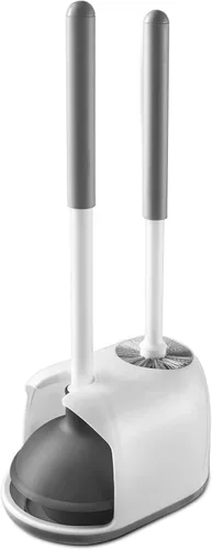Miniatura 9 de Eyliden Desatascador y Cepillo de Inodoro, Juego de Cepillo Desatascador de Taza de Inodoro 2 en 1 con Soporte, Herramientas de Limpieza de Baño