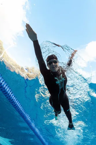 Miniatura 7 de SEAC ITA, ligeras y potentes aletas cortas de natación y snorkel para adultos y niños