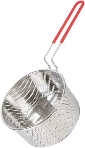 Miniatura 5 de Colador de fideos de acero inoxidable Filtro de alimentos fritos Colador Colador Cuchara Colador Cesta