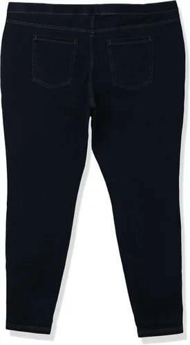 Miniatura 2 de No Nonsense - Leggings tipo jeans de mezclilla clásicos para mujer