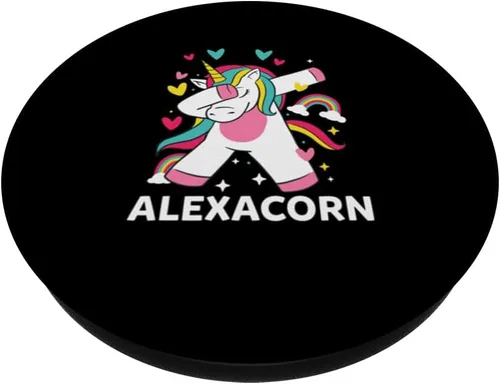 Miniatura 2 de Alexacorn - PopGrip intercambiable con nombre personalizado de unicornio de Alexa PopSockets