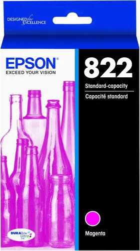 Miniatura 4 de Epson T822 DURABrite Ultra Ink Cartucho negro de capacidad estándar (T822120-S) y T822 DURABrite Ultra - Tinta de capacidad estándar Magenta