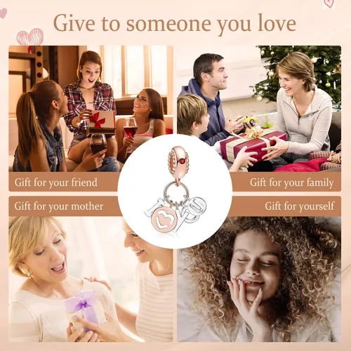 Miniatura 6 de HAEPIAR Harry - Dije de plata de ley 925 para pulsera, collar de la escuela de magia Lightning niño, colgante para mujeres y niñas, regalos