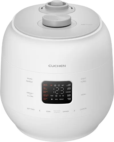 [CUCHEN] CRS-FWK1040WUS | Olla arrocera a presión de calentamiento doble para 10 tazas (sin cocinar) | Alta/sin presión | Embalaje de triple