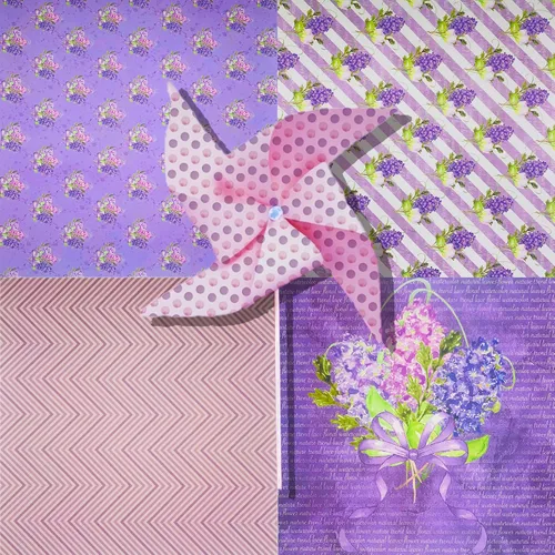 Miniatura 6 de Papel de tarjeta morado de 12 x 12 pulgadas, paquete de papel pesado de una sola cara, suministros para álbumes de recortes para manualidades
